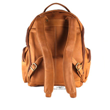 Load image into Gallery viewer, DayTrekr Leather Laptop Organizer Backpack