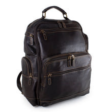 Load image into Gallery viewer, DayTrekr Collection Leather Deluxe Backpack