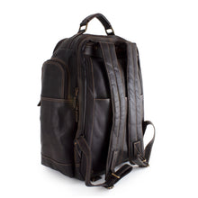 Load image into Gallery viewer, DayTrekr Collection Leather Deluxe Backpack