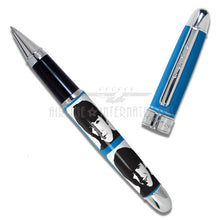 Load image into Gallery viewer, The Rollerball pen with the cap placed to the side. Set on a white background.