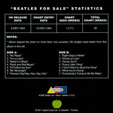 Load image into Gallery viewer, ACME Beatles Beatles For Sale Pen and Card Case Limited Edition Set Album Statistics