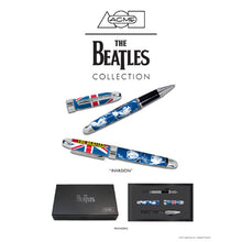 Load image into Gallery viewer, ACME Beatles Invasion Convertible Limited Edition Pen Set Contents: The Pen body with a interchangeable Fountain Pen and Rollerball Section. A cartridge converter is included as well with the presentation box.