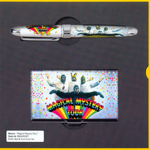 Load image into Gallery viewer, ACME Beatles Magical Mystery Tour Limited Edition Rollerball Pen and Card Case Set