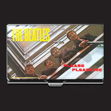 Load image into Gallery viewer, ACME Beatles Please Please Me Card Case. Set on a gray background.