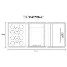 Load image into Gallery viewer, ACME Persia Minor Trifold Wallet by Michael Graves Illustration