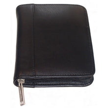 Load image into Gallery viewer, Angled view of the front of the case. The zipper slider has the Airline International logo plane.