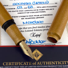 Load image into Gallery viewer, AP Limited Editions - Color of the Cosmos "Solaris" (Yellow) Fountain Pen