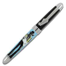 Load image into Gallery viewer, Front view of the rollerball pen. Set on a white background.