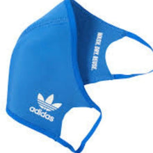 Load image into Gallery viewer, Adidas Face Mask in Blue, side view.