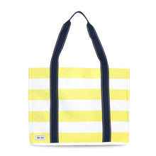 Load image into Gallery viewer, Ame & Lulu Sun & Sea Tote in Lemonade Color - Front view. Placed on a white background.