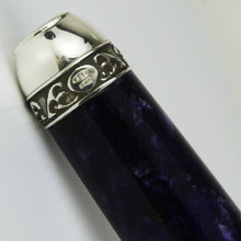 Load image into Gallery viewer, Close up to the hallmark on the cap. It is stamped with .925