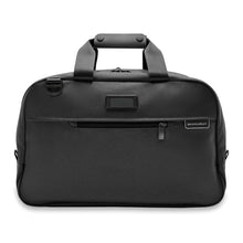 Load image into Gallery viewer, Briggs & Riley Baseline Executive Travel Duffle - Black
Image of Front Panel View
Height	      Width   Depth	     Weight
US	10.5 in.	16.8 in.	8 in.	       2.5 lbs.
EU	26.7 cm	42.7 cm	20.3 cm	1.1 kg