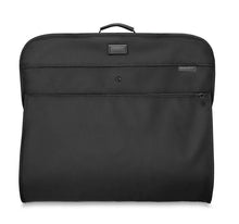 Load image into Gallery viewer, Briggs & Riley Baseline Classic Garment Cover - Black
Image of Front Panel View folded in half
Height Width Depth Weight
US 22.5 in. 24.5 in. 2 in. 3.2 lbs.
EU 57.2 cm 62.2 cm 5.1 cm 1.5 kg
