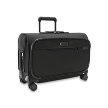 Load image into Gallery viewer, Briggs & Riley Wide Carry-On Garment Spinner - Black
Image of Front Angled View
Height Width Depth Weight
US 16 in. 21 in. 9 in. 11.9 lbs.
EU 40.6 cm 53.3 cm 22.9 cm 5.4 kg
