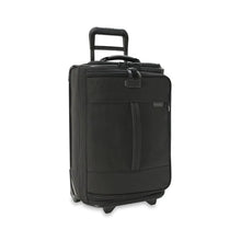 Load image into Gallery viewer, Briggs & Riley Baseline Global 2-Wheel Carry-On Duffle - Black
Image of Front Angled View
Weight Width Depth Weight
US 21 in. 14 in. 9 in. 7 lbs.
EU 53.3 cm 35.6 cm 22.9 cm 3.2 kg