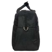 Load image into Gallery viewer, Side view of the duffle on a white background.