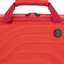 Load image into Gallery viewer, Close up to the front panel of the duffle. Set on a white background.