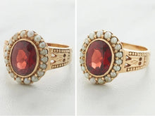 Load image into Gallery viewer, Before and after shot of a ring in which the product was used. Set on a white background.