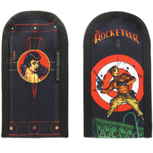 Load image into Gallery viewer, Front and back views of the double pen sleeve.