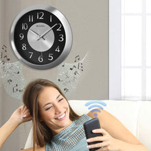 Load image into Gallery viewer, Bulova Music Streamer Bluetooth Enabled Wall Clock