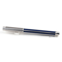Load image into Gallery viewer, Caran d'Ache Varios Blue Chinese Lacquer W/ Rhodium Trim Rollerball Pen - Floor Model