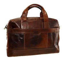 Load image into Gallery viewer, Cheyenne Hand-Stained Antique Buffalo Slim Top Zip Brief