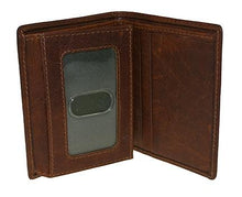 Load image into Gallery viewer, Cheyenne Hand-Stained Leather Bi-Fold Wallet with Extra-Page
