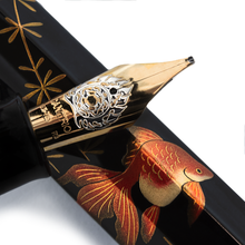 Load image into Gallery viewer, DANITRIO BK-5 Kingyo Goldfishes Maki-e Fountain Pen on Sho-Hakkaku