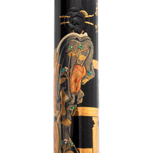 Load image into Gallery viewer, Danitrio GK-1013 Genkai "Fireworks (Summer of Four Seasons)" Limited Edition Fountain Pen Woman in Yukata Close Up