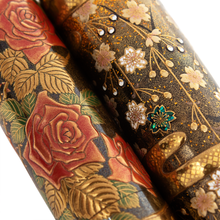 Load image into Gallery viewer, Danitrio GK-1046 Genkai "Sakura Rose" Fountain Pen - Body and Cap Close-Up