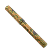 Load image into Gallery viewer, Danitrio GK-1028 Genkai "Shunju Soka" Flowers in Spring & Autumn Fountain Pen Capped Side 1