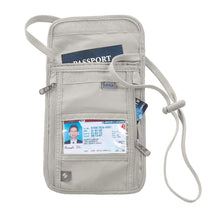 Load image into Gallery viewer, Datablock RFID-Blocking Tan Neck Stash
