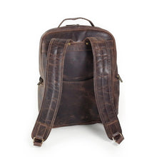 Load image into Gallery viewer, DAYTREKR DISTRESSED LEATHER MULTI-POCKET BACKPACK