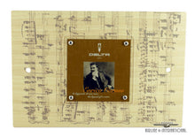Load image into Gallery viewer, Front view of the presentation box lid.