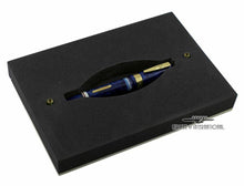 Load image into Gallery viewer, Angled view of the fountain pen inside the presentation pen slot.