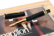 Load image into Gallery viewer, Delta Celebration Diamond, Ruby & Emerald Papilon Limited Edition Matching Number Fountain Pen Set