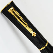 Load image into Gallery viewer, Delta Limited Edition Celluloid Papillon Black Fountain Pen #11/100 (Medium Nib)
