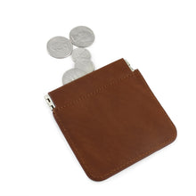 Load image into Gallery viewer, Angled view of the coin case arranged with five coins on a white background.