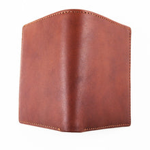 Load image into Gallery viewer, Back panel view with the wallet unfolded.
