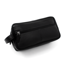 Load image into Gallery viewer, Dorado Double Pocket Shave Kit in Black
