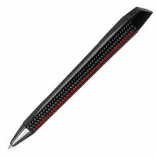 Load image into Gallery viewer, Edelberg Sloop EB-1017 Glossy Carbon Fiber w/Red Stripe Ballpoint Pen