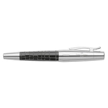 Load image into Gallery viewer, Faber-Castelll E-Motion Rollerball Pen in Croco Black