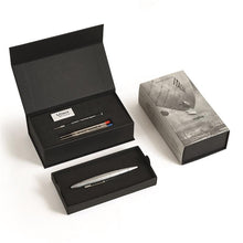 Load image into Gallery viewer, Giulano Mazzuoli Nobile Italia Brushed Chrome Multi-Function Ballpoint Pen / Pencil