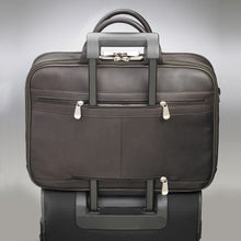 Load image into Gallery viewer, GTM Espresso Brown Leather Men's Concealed Carry Briefcase