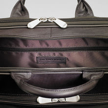 Load image into Gallery viewer, GTM Espresso Brown Leather Men's Concealed Carry Briefcase