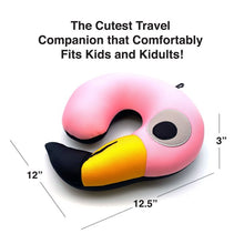 Load image into Gallery viewer, Kids Huggable Travel Pillow - Fox or Flamingo