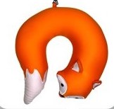 Load image into Gallery viewer, Kids Huggable Travel Pillow - Fox or Flamingo