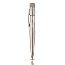 Load image into Gallery viewer, Side view of the Silver Arrow pen on a white background.