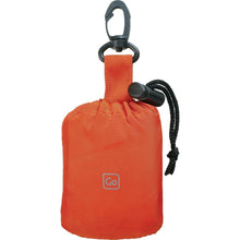 Load image into Gallery viewer, The orange pouch with drawstring closure.