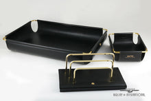 Load image into Gallery viewer, Goldpfeil Leather Letter Tray, Memo Tray & Letter Holder